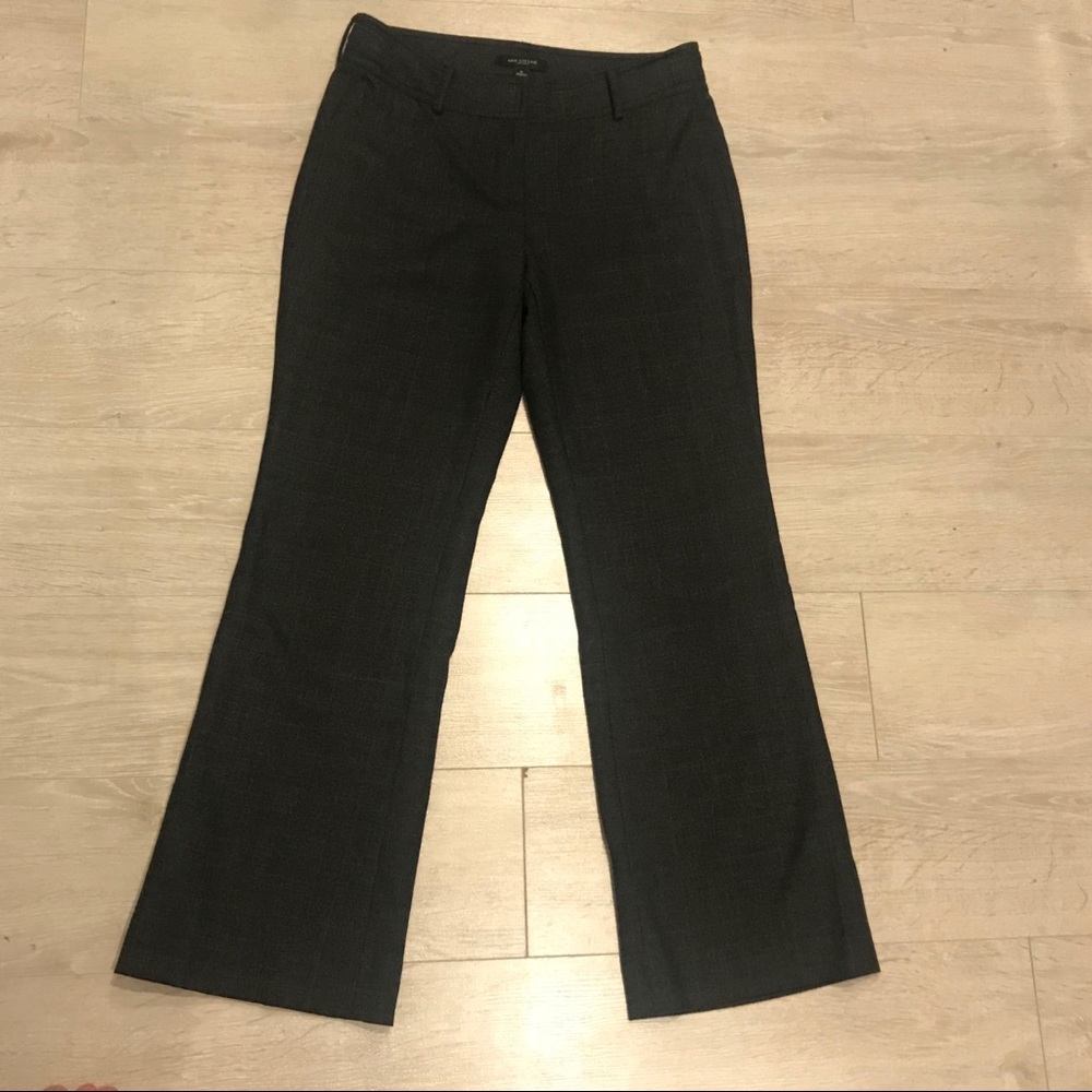 Charcoal wool Ann Taylor trouser slacks